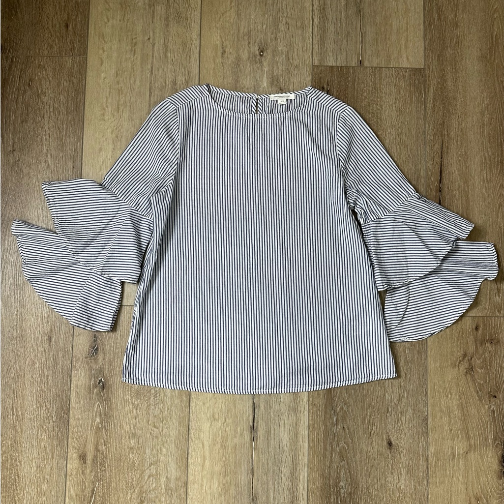 Nwot Beachlunchlounge Bell Sleeve Top 100% Cotton Women’s Small